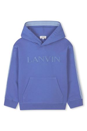 felpa in  cotone blu LANVIN KIDS | N3022480W